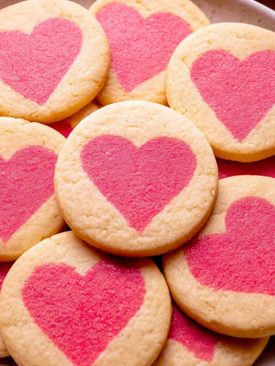 Slice and Bake Valentine's Day Cookies