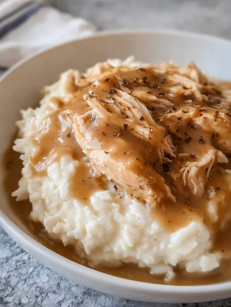 Slow Cooker Chicken and Gravy
