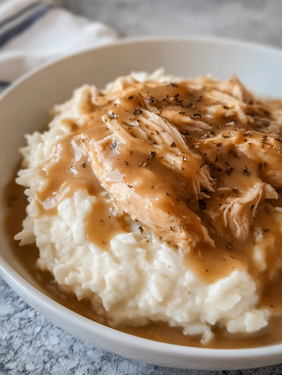 Slow Cooker Chicken and Gravy