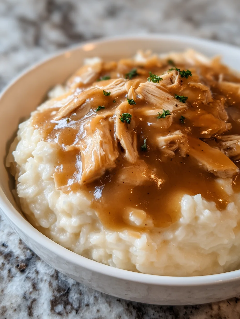 Slow Cooker Chicken and Gravy