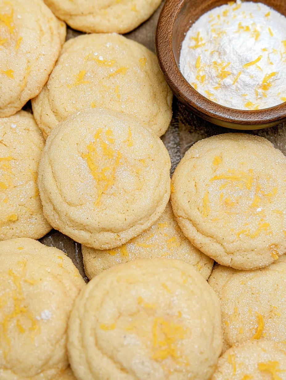 Soft & Chewy Lemon Cookies