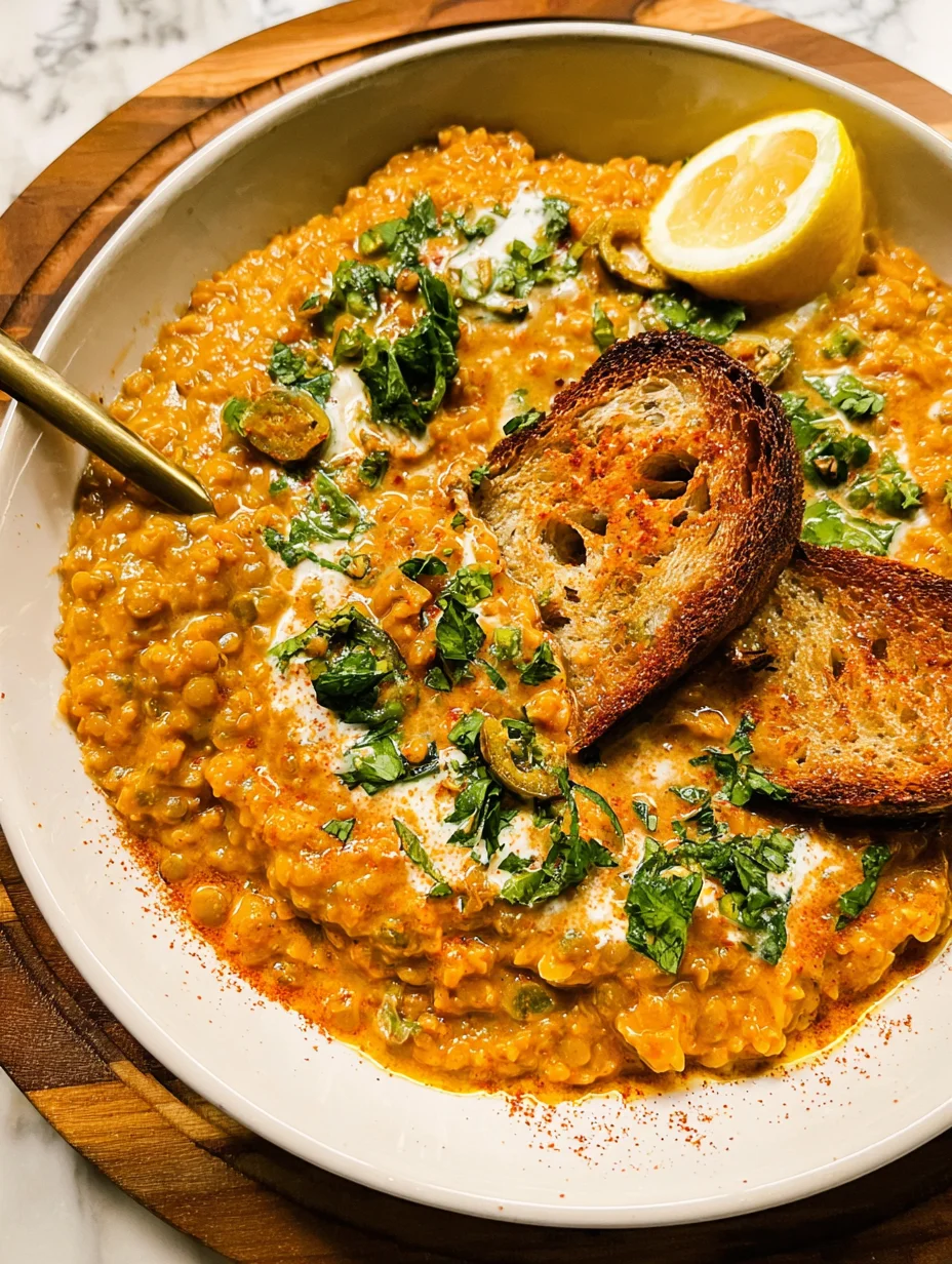 Spicy Red Lentil Curry