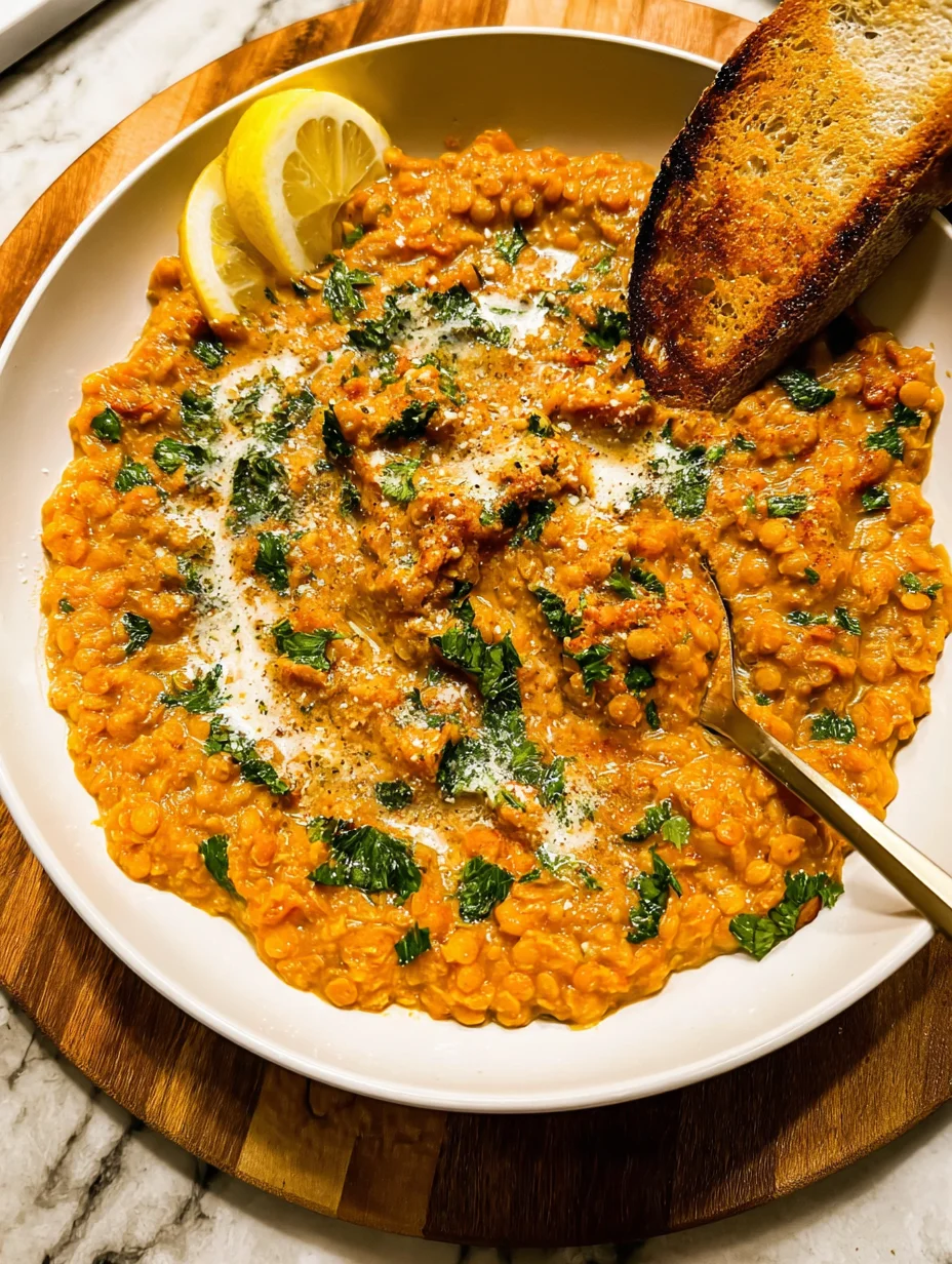 Spicy Red Lentil Curry