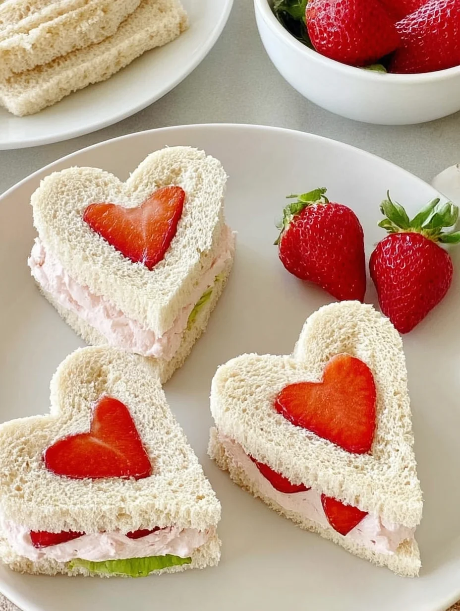 Strawberry Tea Sandwiches