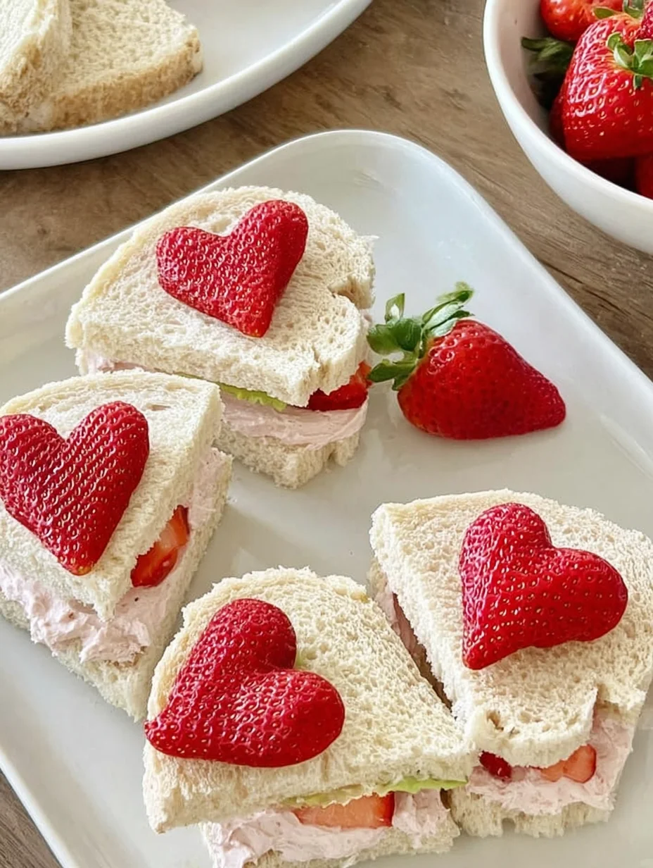 Strawberry Tea Sandwiches