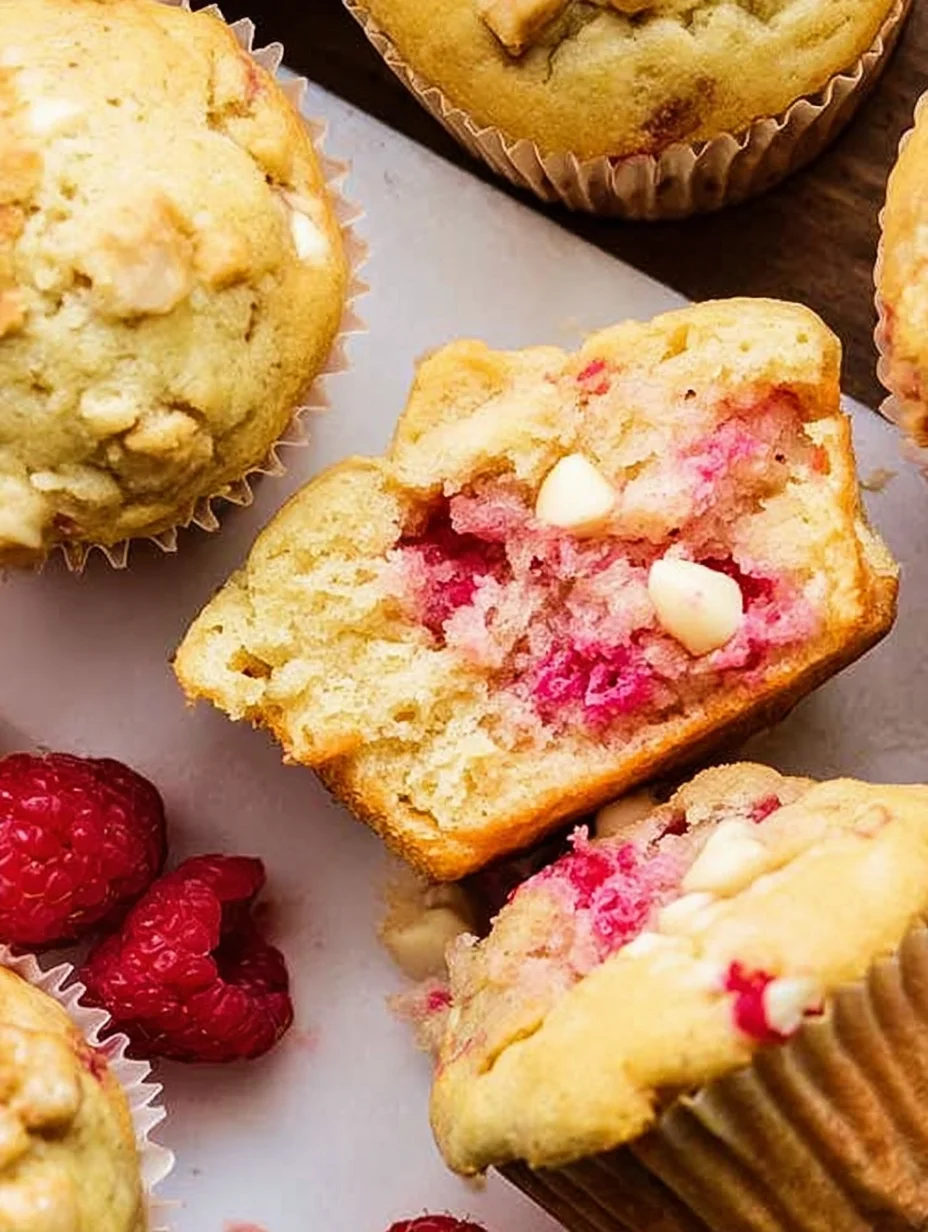 White Chocolate Raspberry Muffins