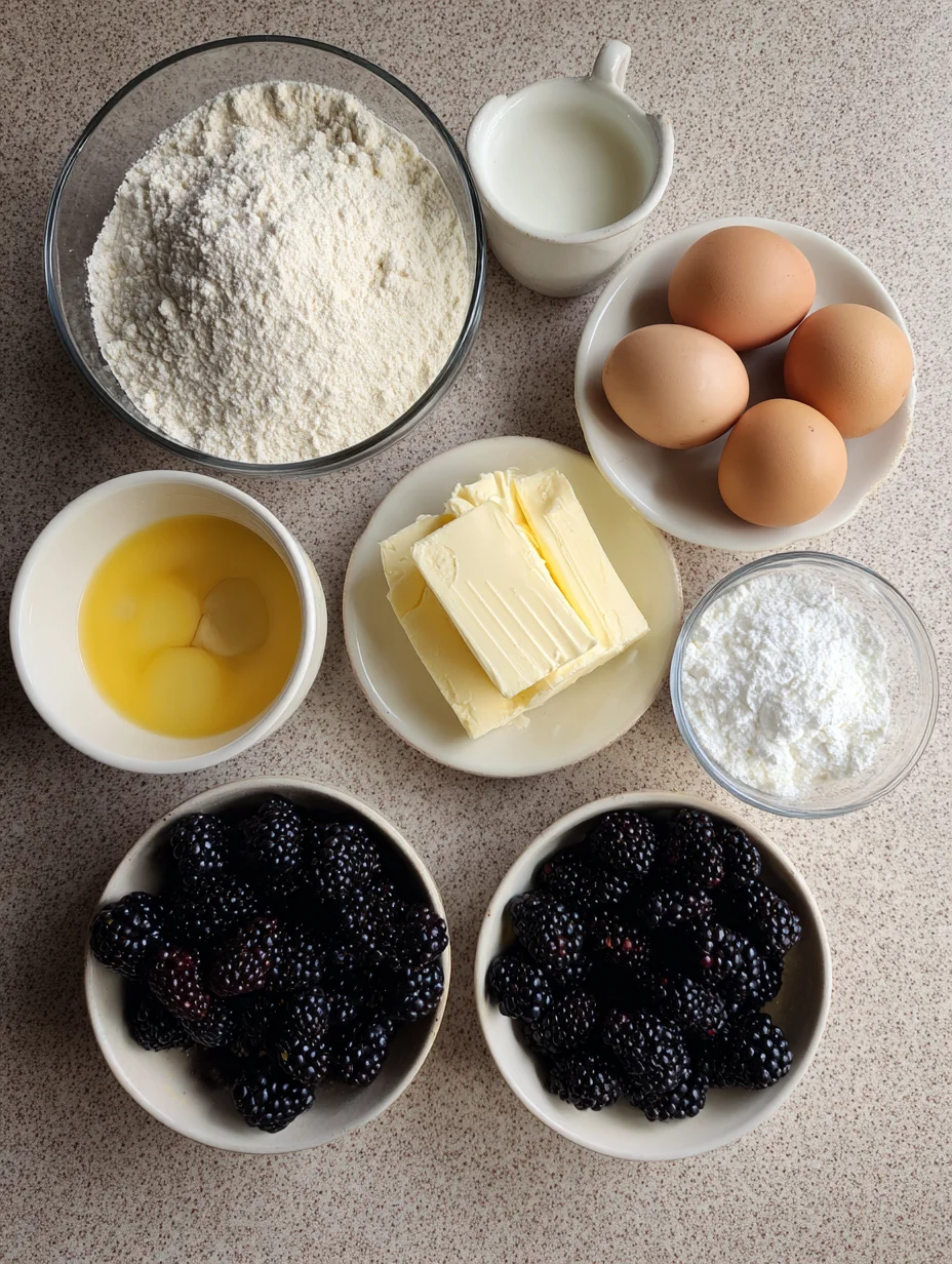 Blackberry Velvet Cake