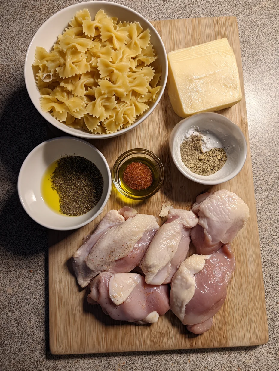 Creamy Chicken and Corn Pasta with Bacon