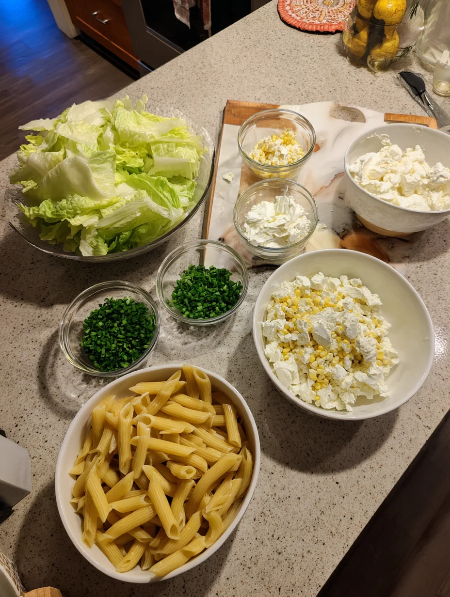 Creamy Street Corn Pasta Salad
