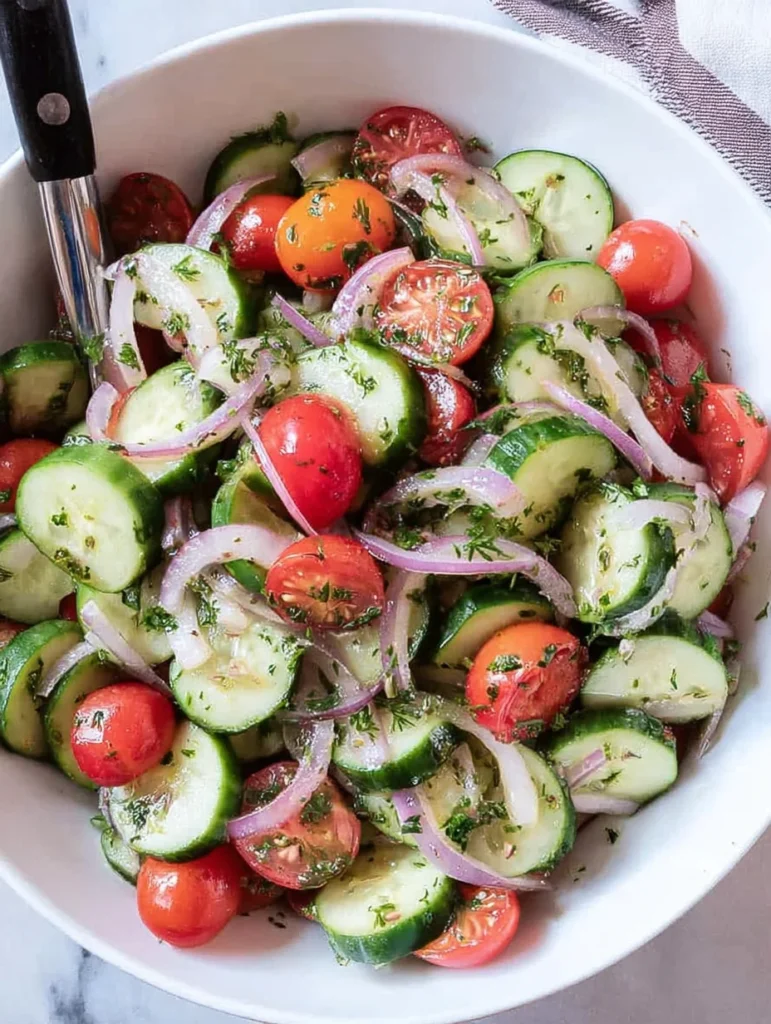 Cucumber Tomato Salad