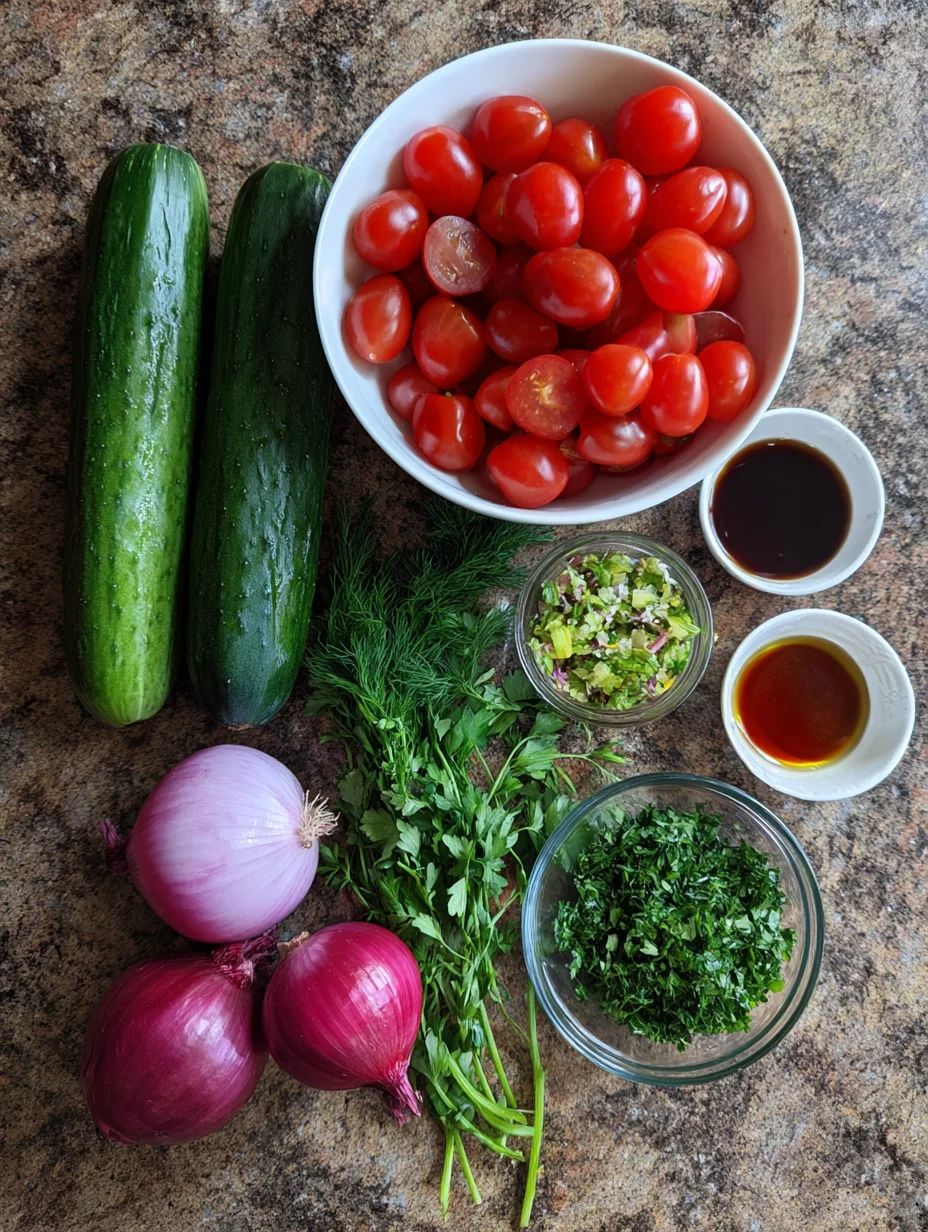 Cucumber Tomato Salad