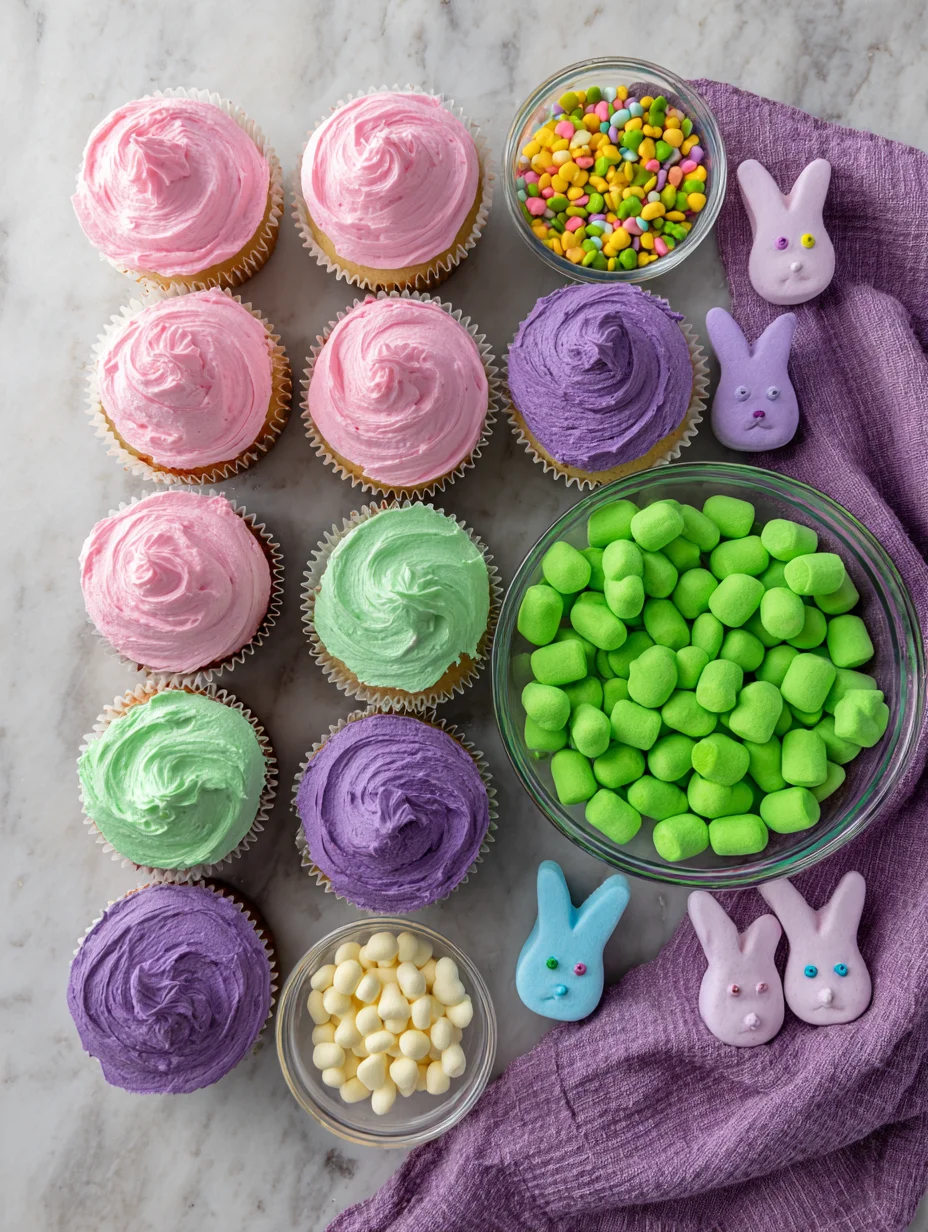 Easter Basket Cupcakes