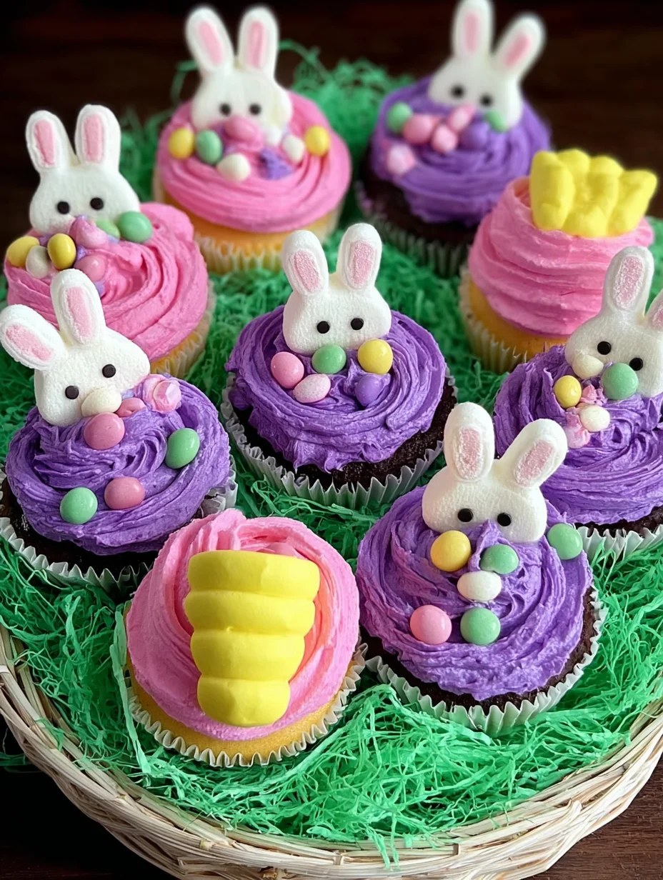 Easter Basket Cupcakes