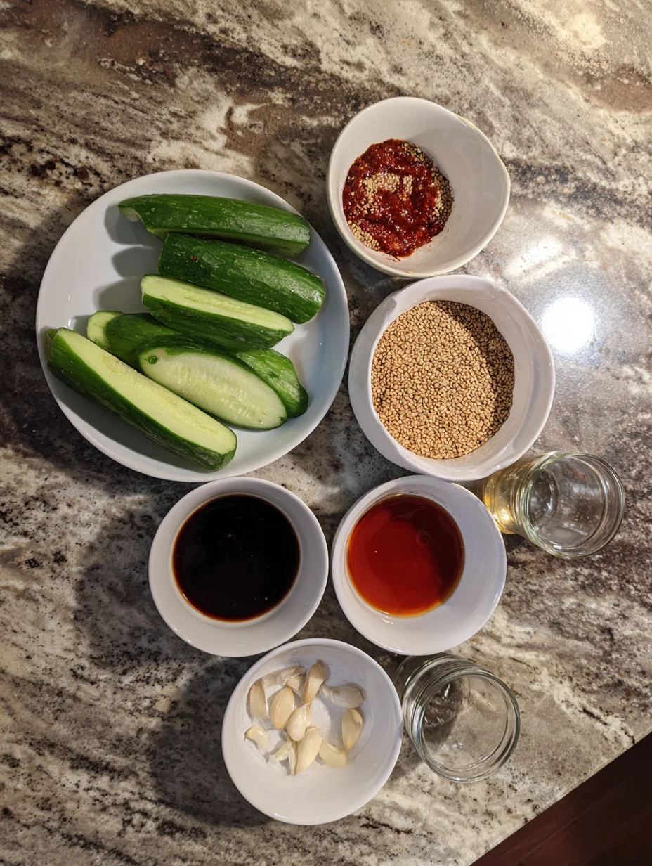 Easy Asian Cucumber Salad