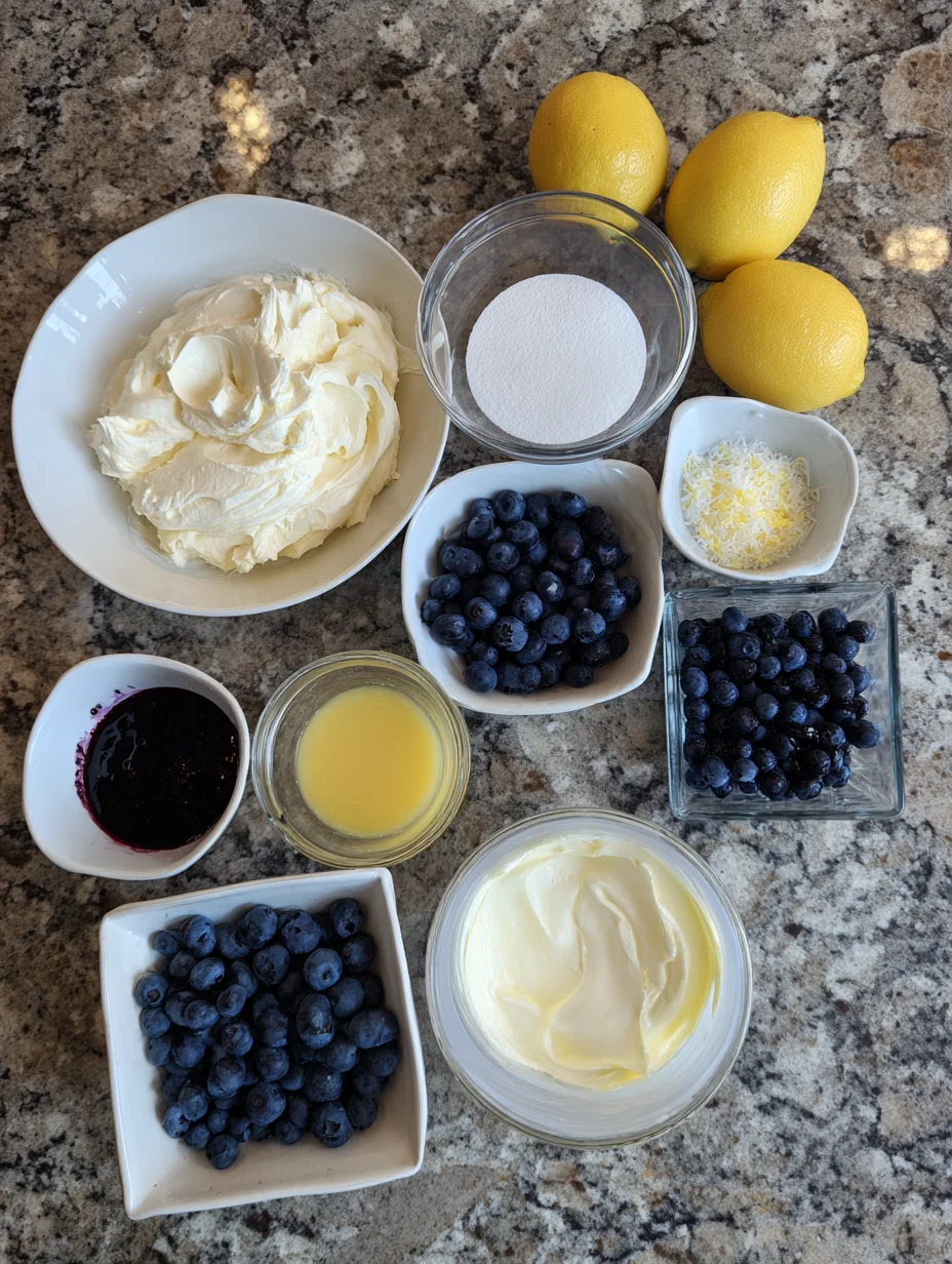 Easy Lemon Blueberry Trifle