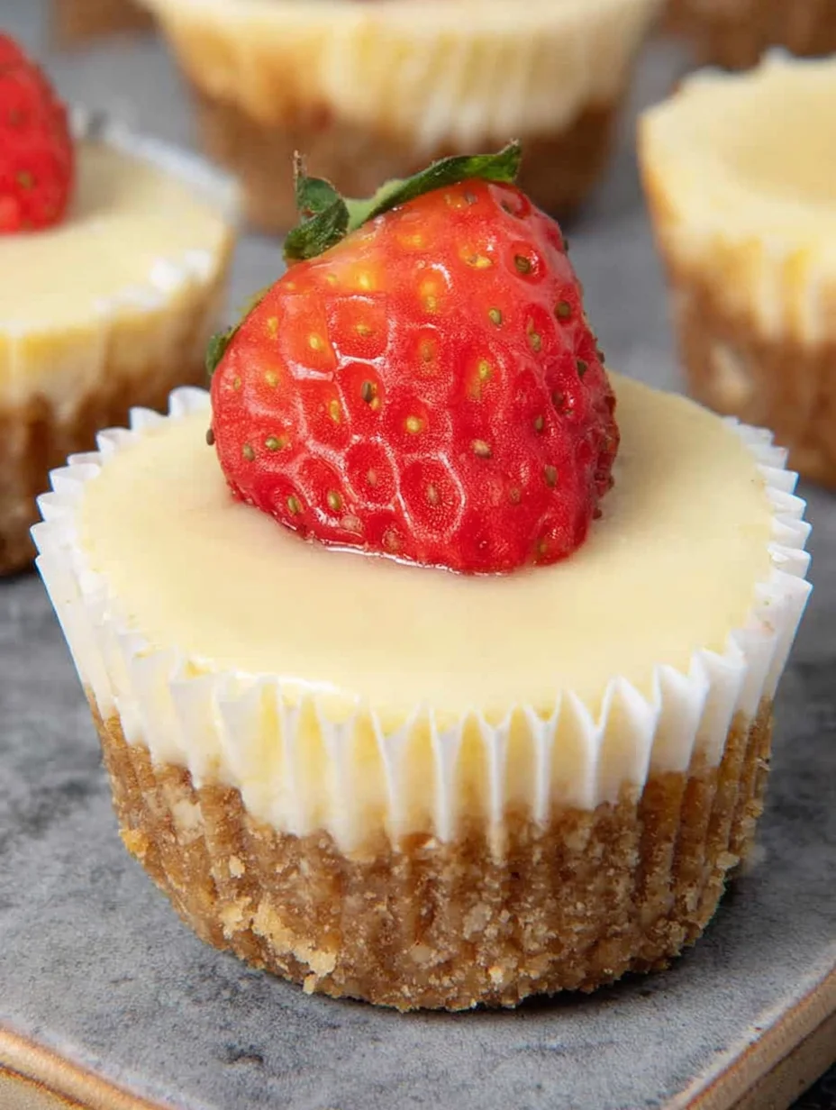 Easy Mini Cheesecakes