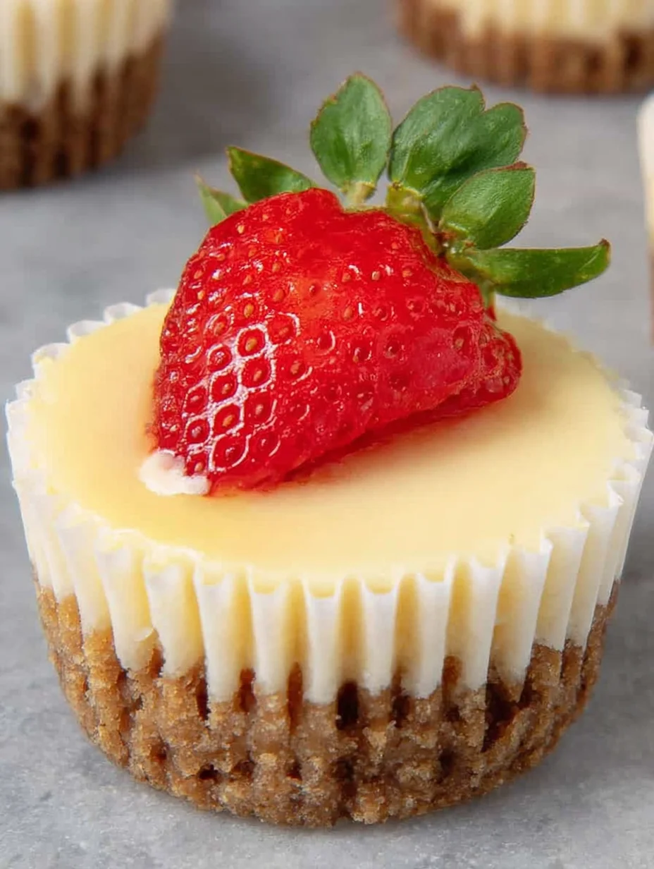 Easy Mini Cheesecakes