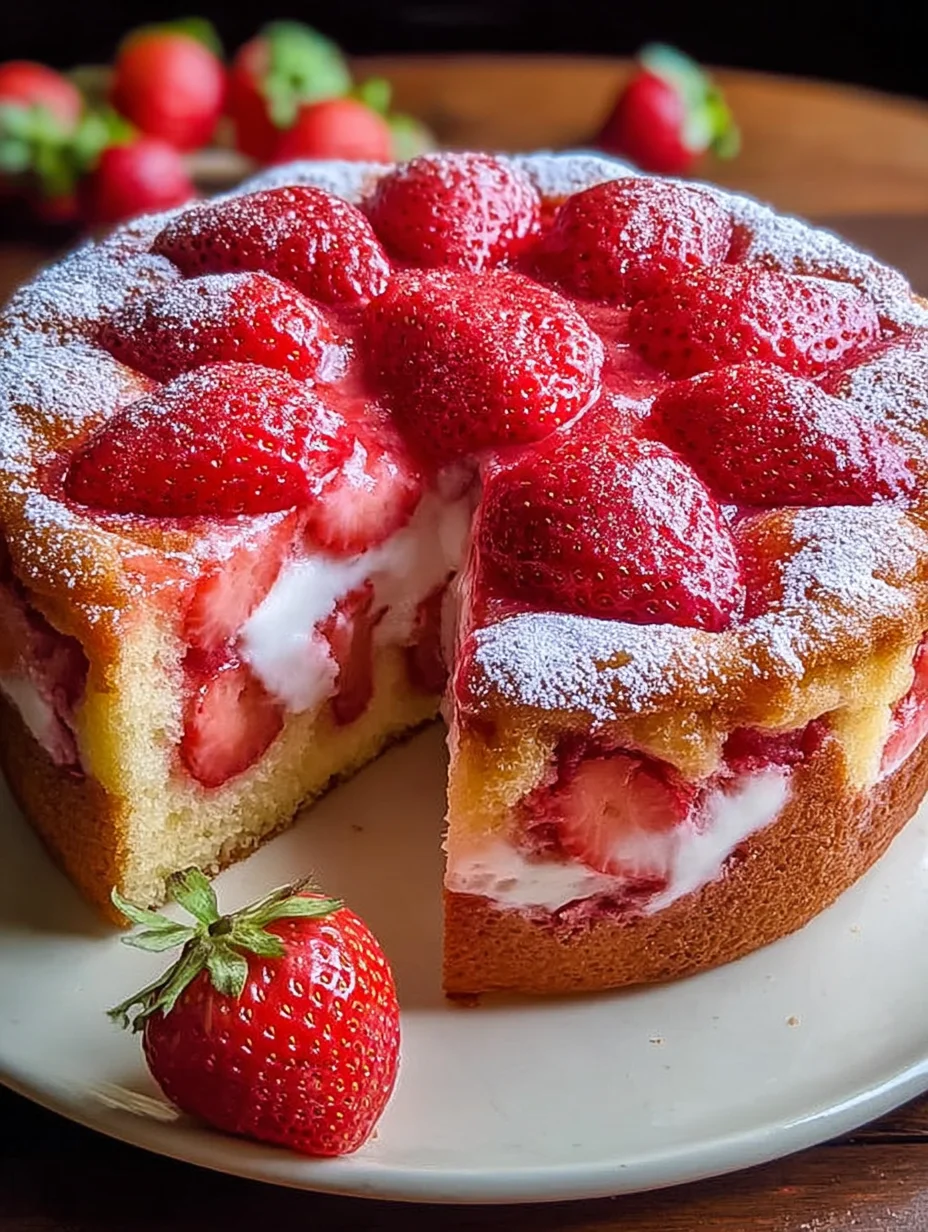 Easy Strawberry Cake