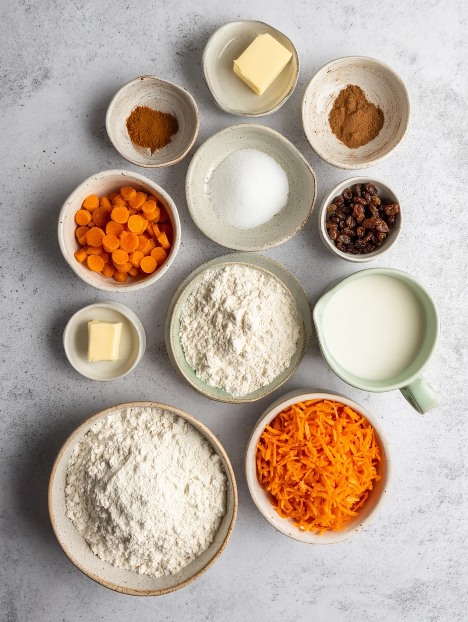 Fluffy Easter Carrot Cake Scones