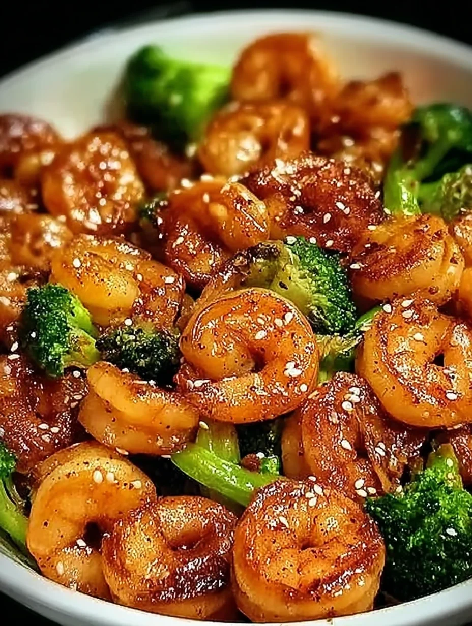 High-Protein Honey Garlic Shrimp