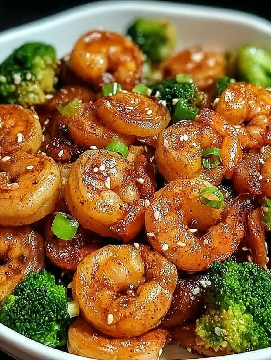 High-Protein Honey Garlic Shrimp