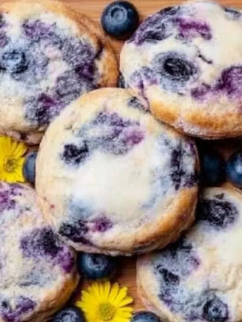 Lemon Blueberry Cheesecake Cookies