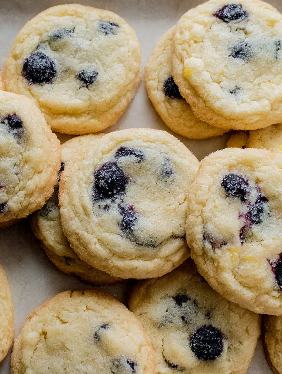 Lemon Blueberry Cookies