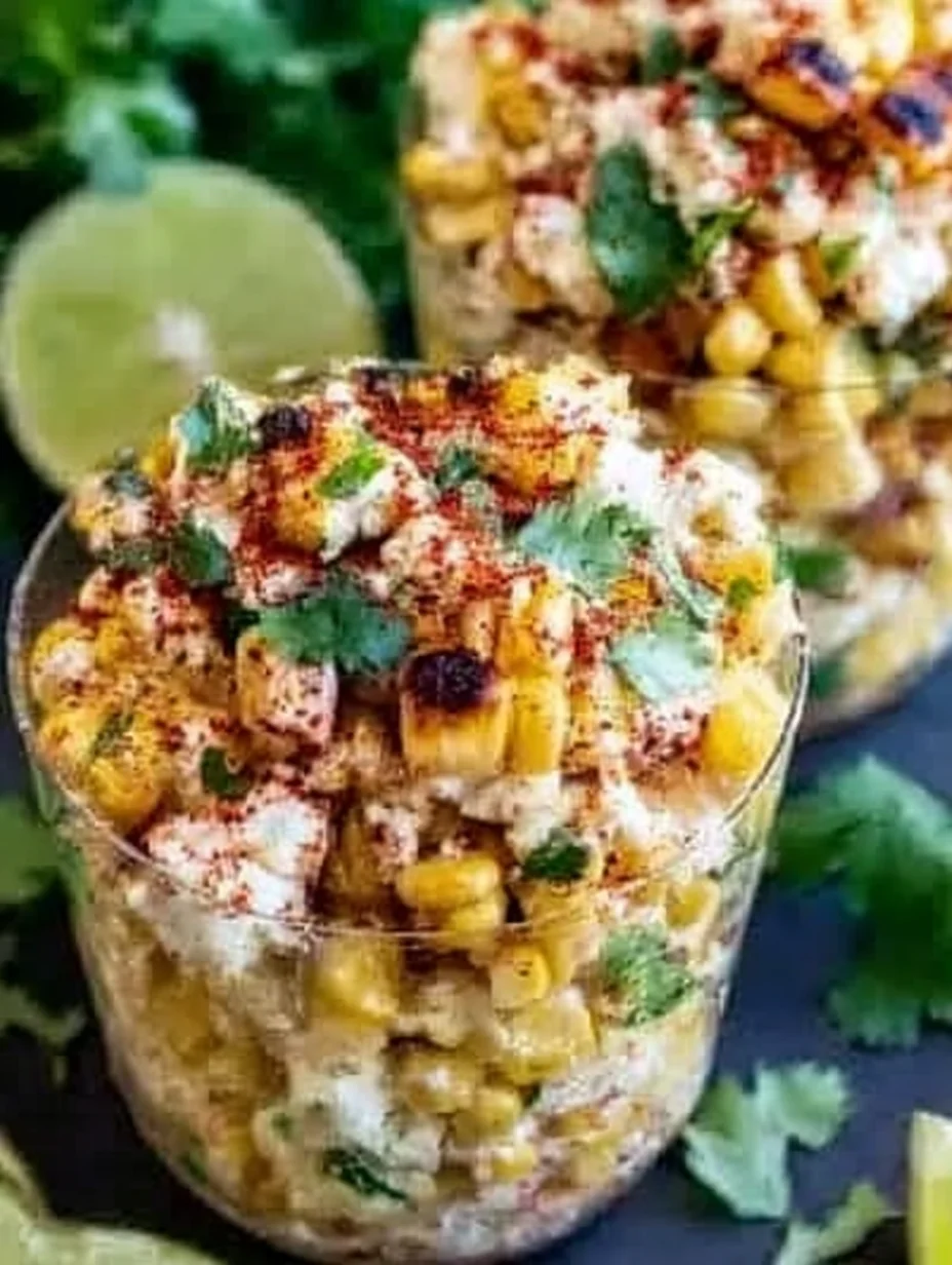 Mexican Street Corn Salad Cups