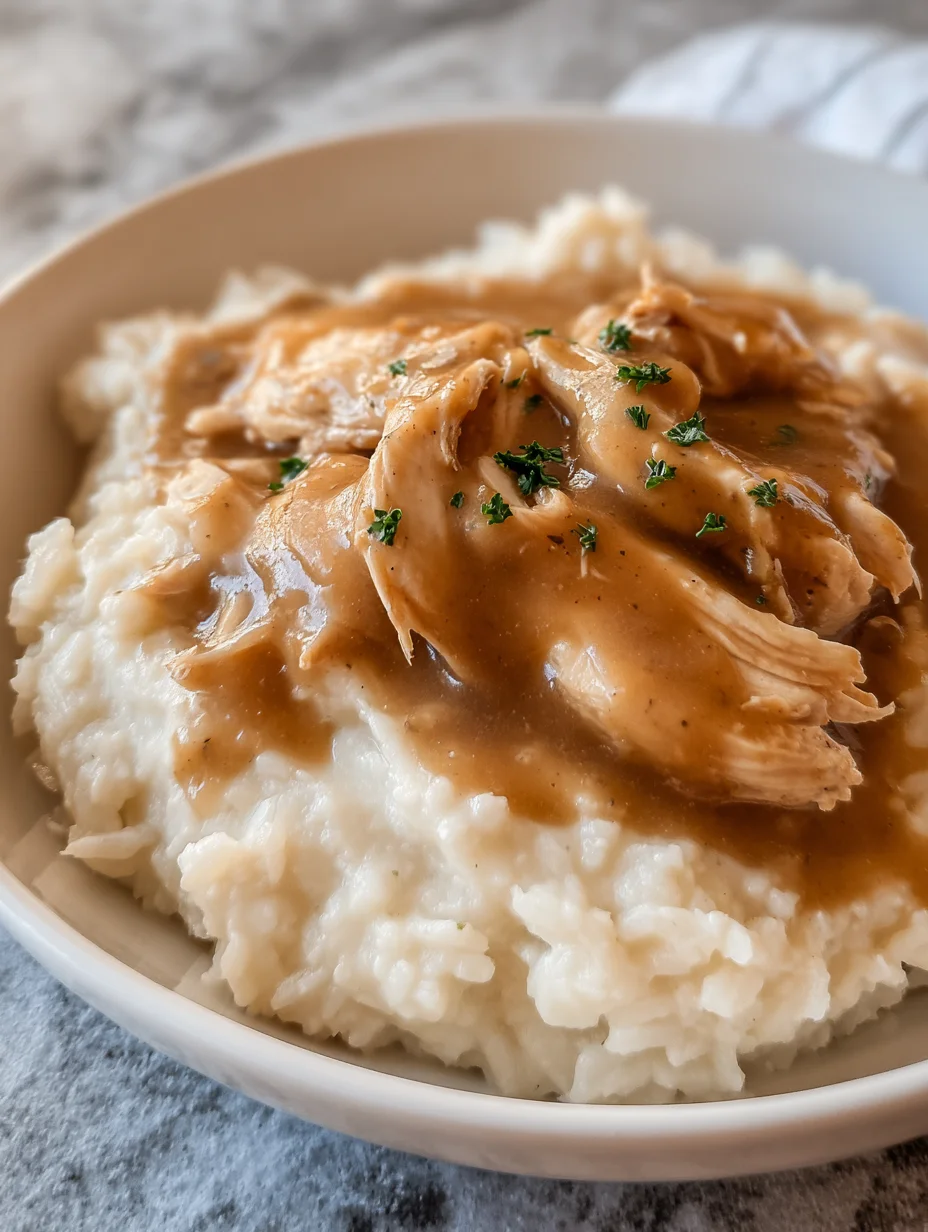 Slow Cooker Chicken and Gravy
