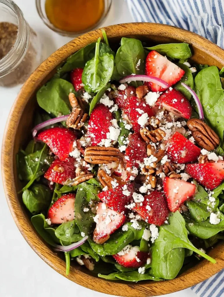 Spinach Strawberry Salad