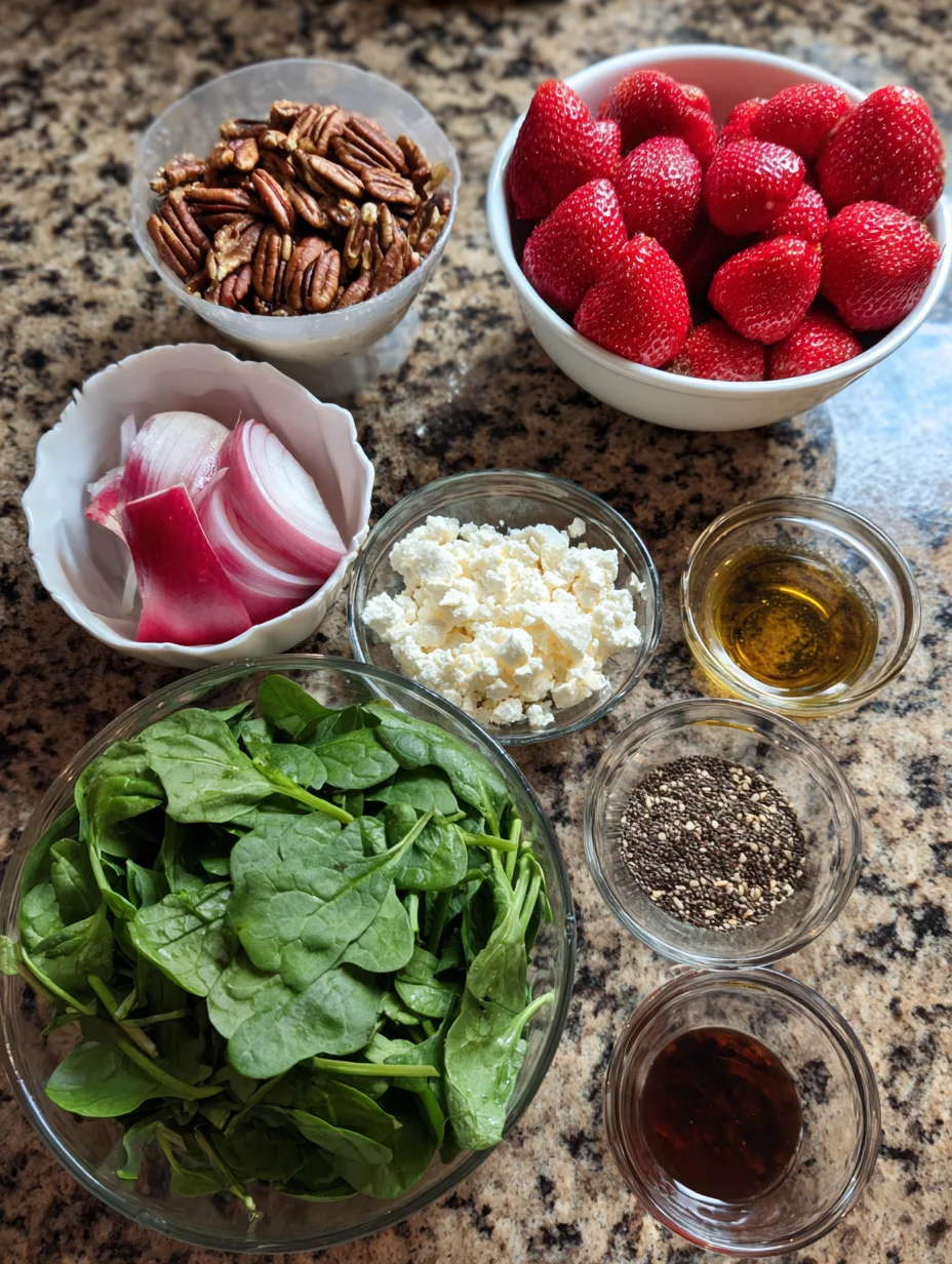 Spinach Strawberry Salad