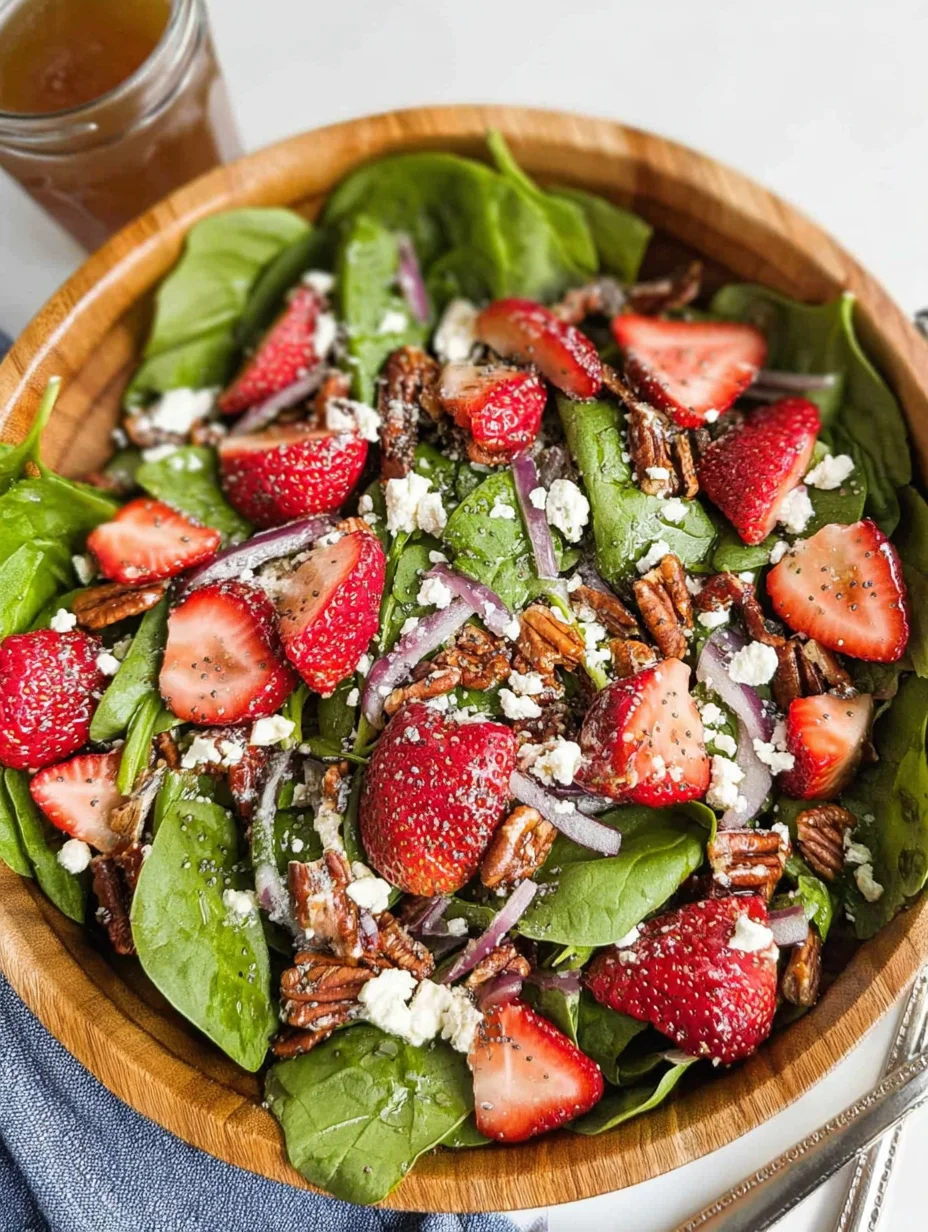 Spinach Strawberry Salad