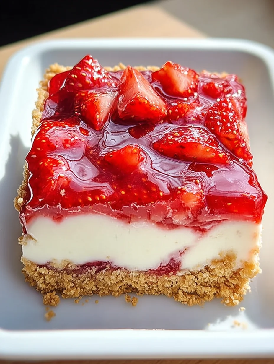 Strawberry Cheesecake Bars