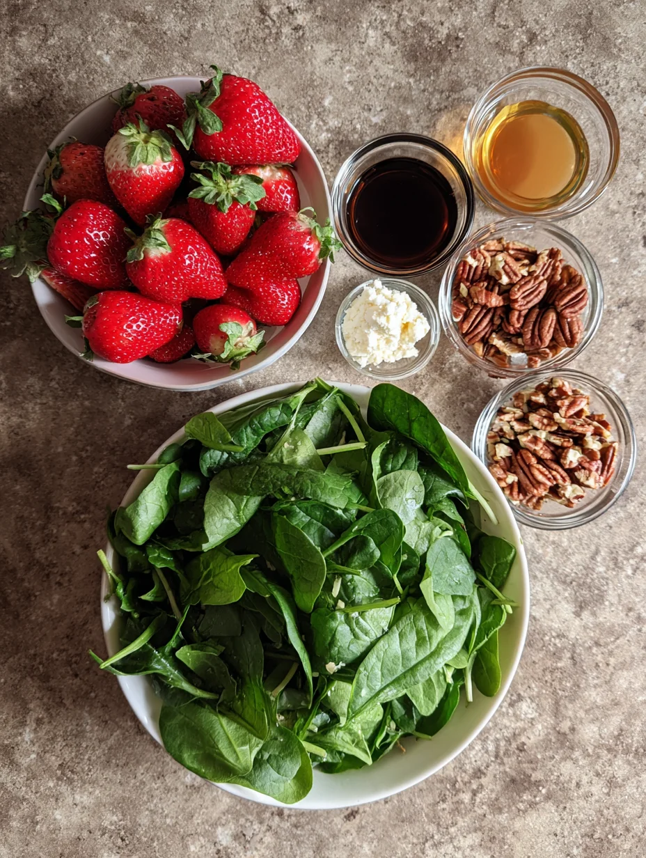 Strawberry Spinach Salad