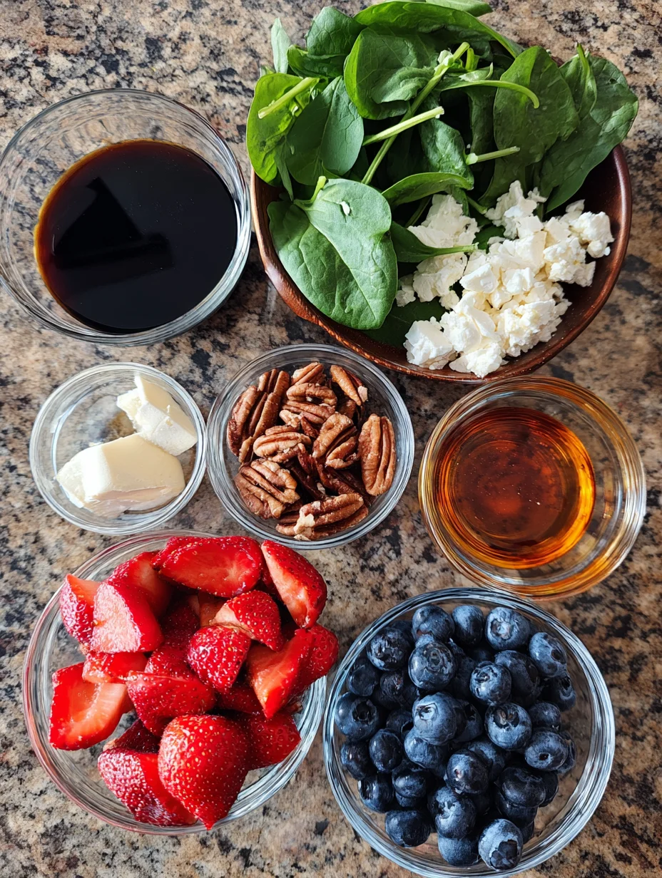Strawberry Spinach Salad