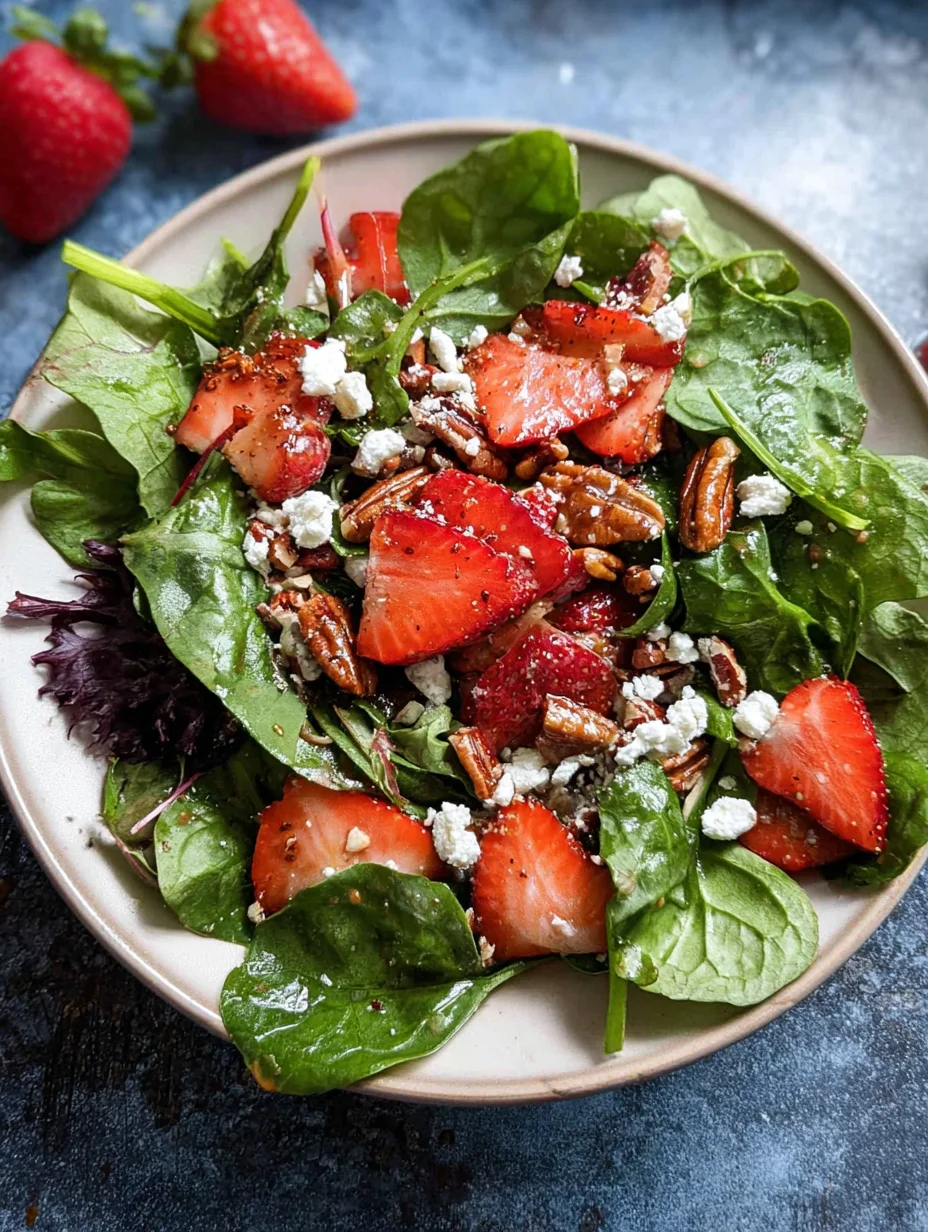Strawberry Spinach Salad