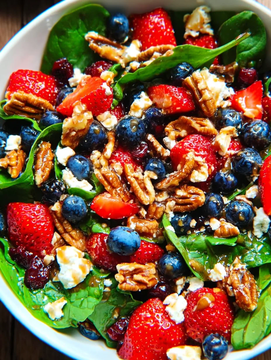 Strawberry Spinach Salad