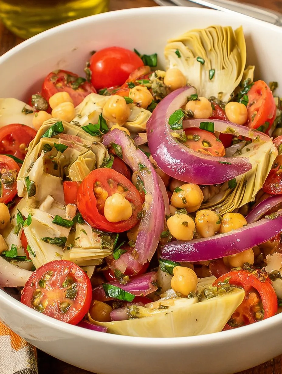 Tuscan Artichoke Tomato Salad
