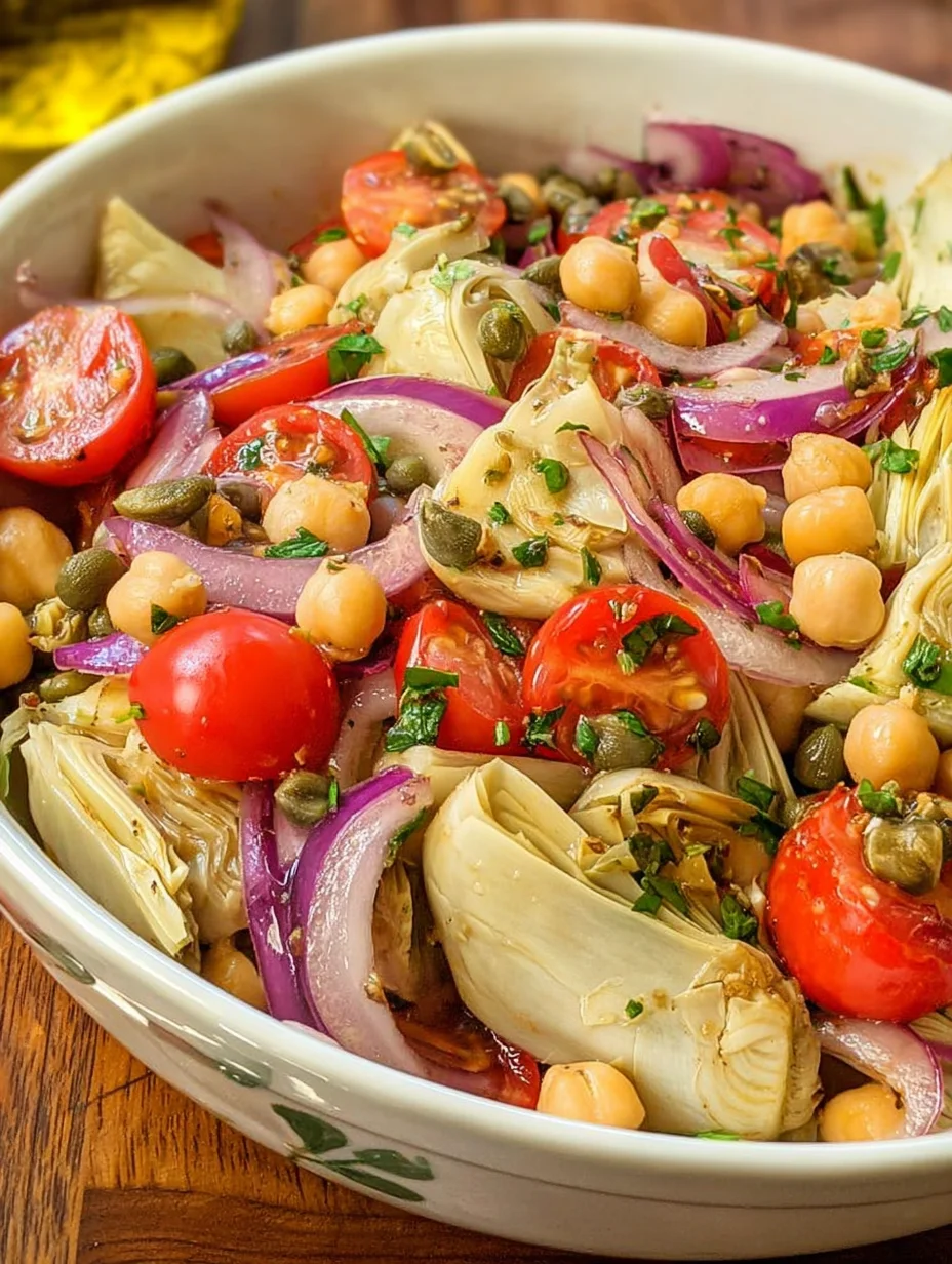 Tuscan Artichoke Tomato Salad