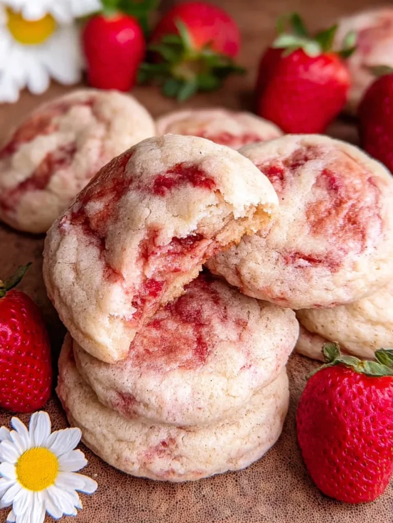 Strawberry Cheesecake Cookies